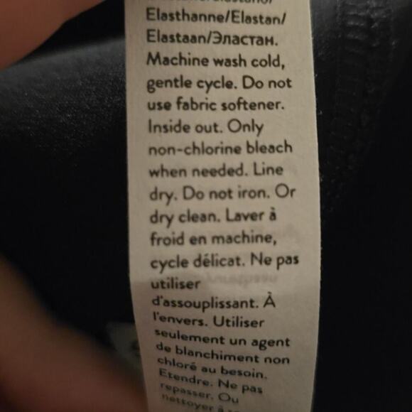 Spanx Leather Like Mixed Media Fitted Sheath Dress Size Medium M Black new! - Picture 12 of 12